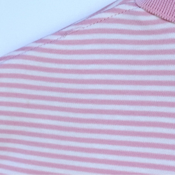 Polo Ralph Lauren Pink Striped Slim Fit Large Polo Shirt Great Condition - Picture 6 of 11